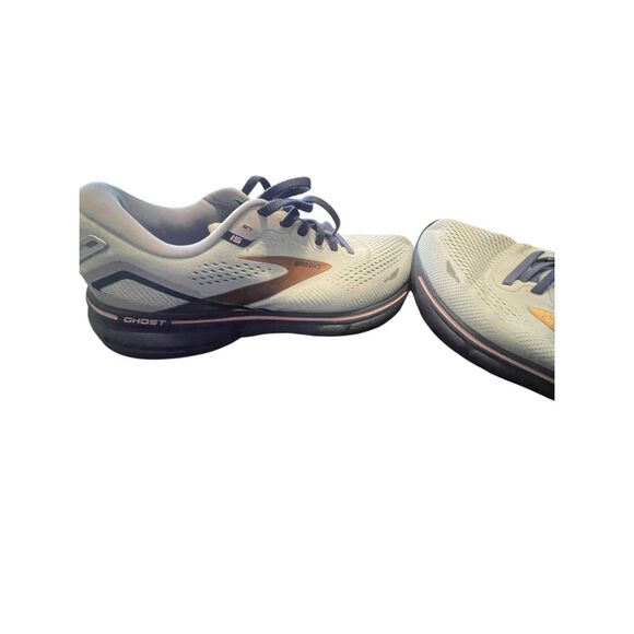 Brooks Womens Gray Purple Ghost 15 Neutral Running Shoes Sneakers Size 9 - Picture 9 of 11